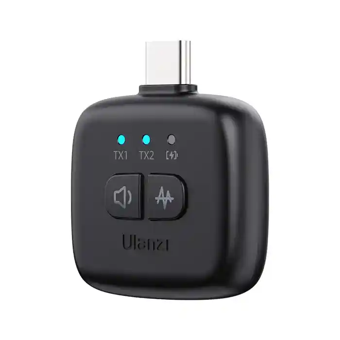 ULANZI A30 Tiny Mic Magnetic Wireless Lavalier Microphone Mini Size, Noise Cancellation, 164 ft Range, 20H Battery Life, Lapel Microphone for Video Recording, DSLR, iPhones, Android, PC